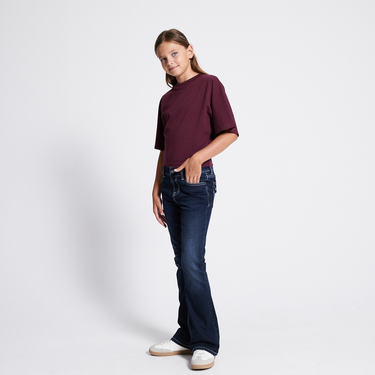 Tee top "Emmie star" Light Burgundy